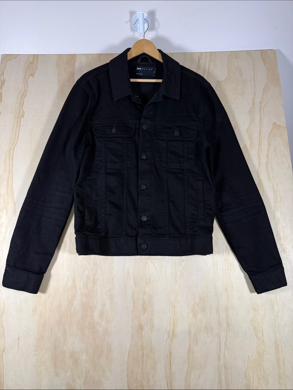 Topshop Black Lightweight Denim Jacket
